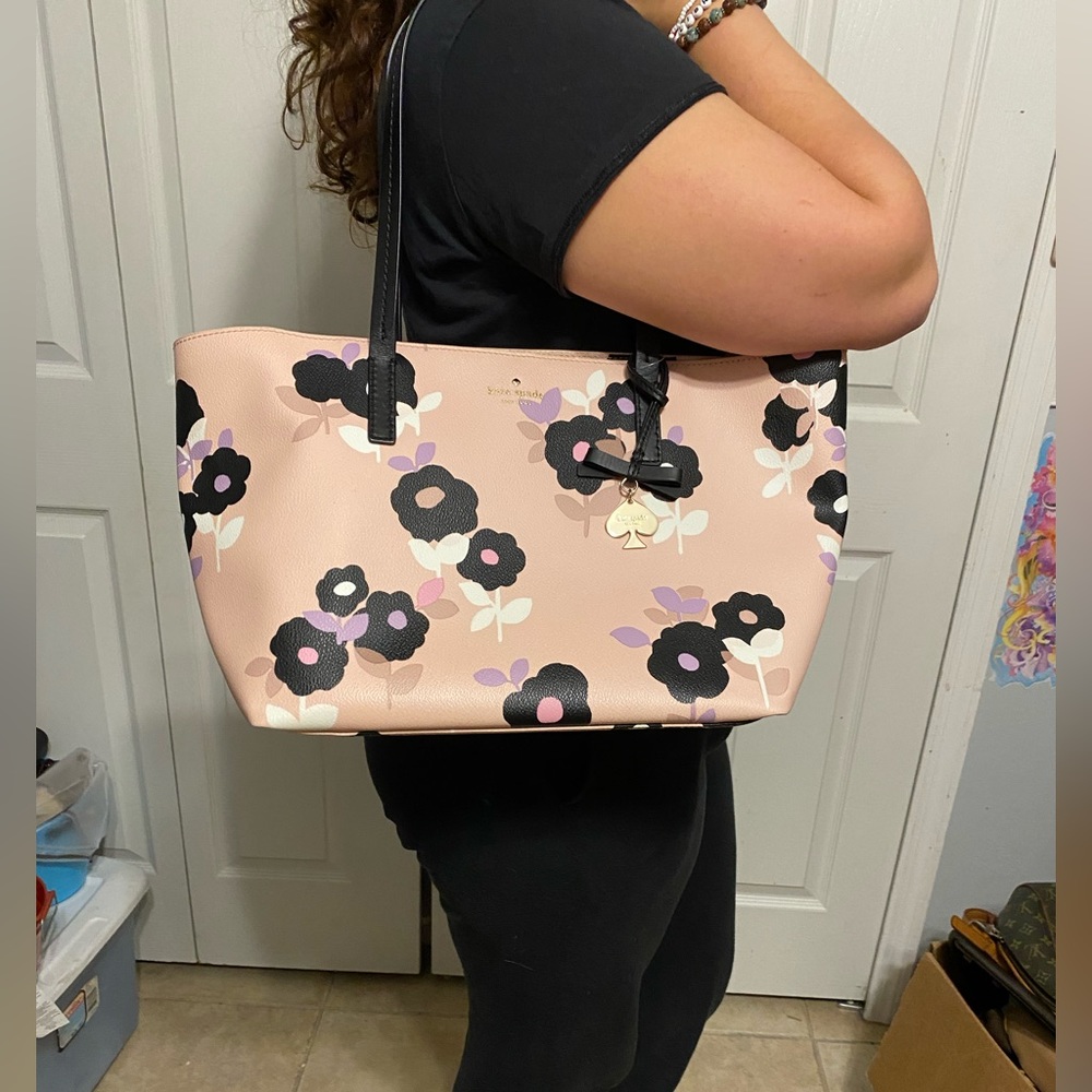 Kate Spade Pink Floral Shoulder Bag